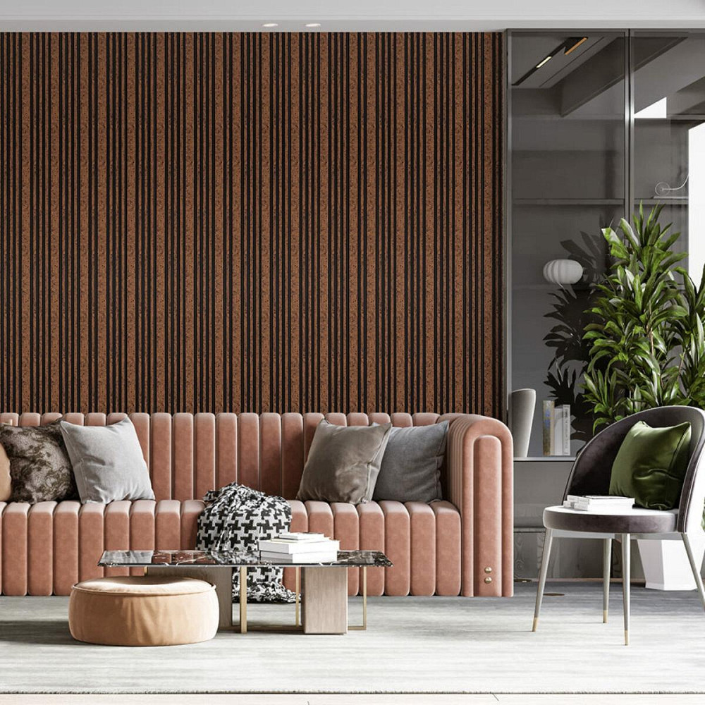 Рейка декоративная PS 2900х120х11мм Коричневый с золотыми вкраплениями SW-00002140- Киев - изображение 7