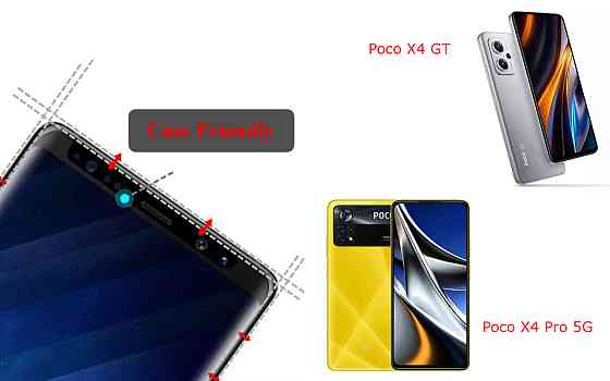 Захисне скло HyperGlass Pro для Poco X4 GT, Poco X4 Pro 5G – максимальна чутливість та захист Київ