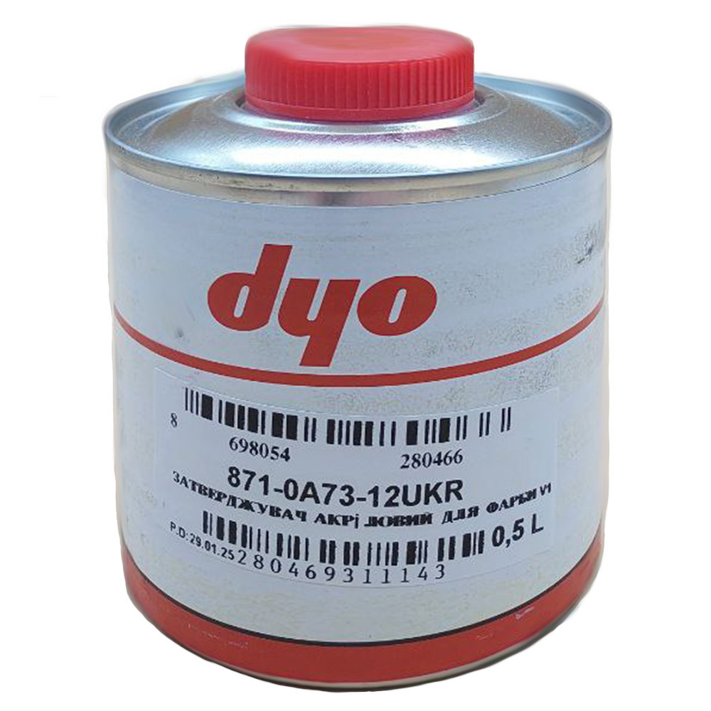 Затверджувач до фарби акрилової та інших акрилових продуктів (лаки, грунти тощо) 500мл Dyo Київ - фото 1