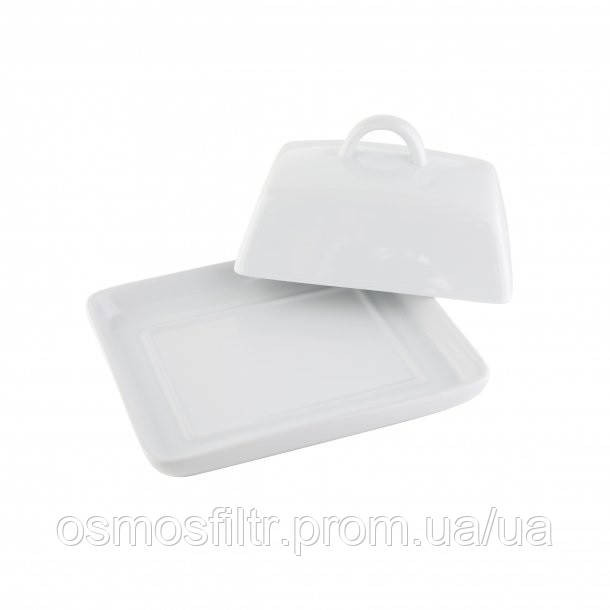 Масленка Axentia фарфор с крышкой 13x8x16 см (811175) Киев - изображение 4