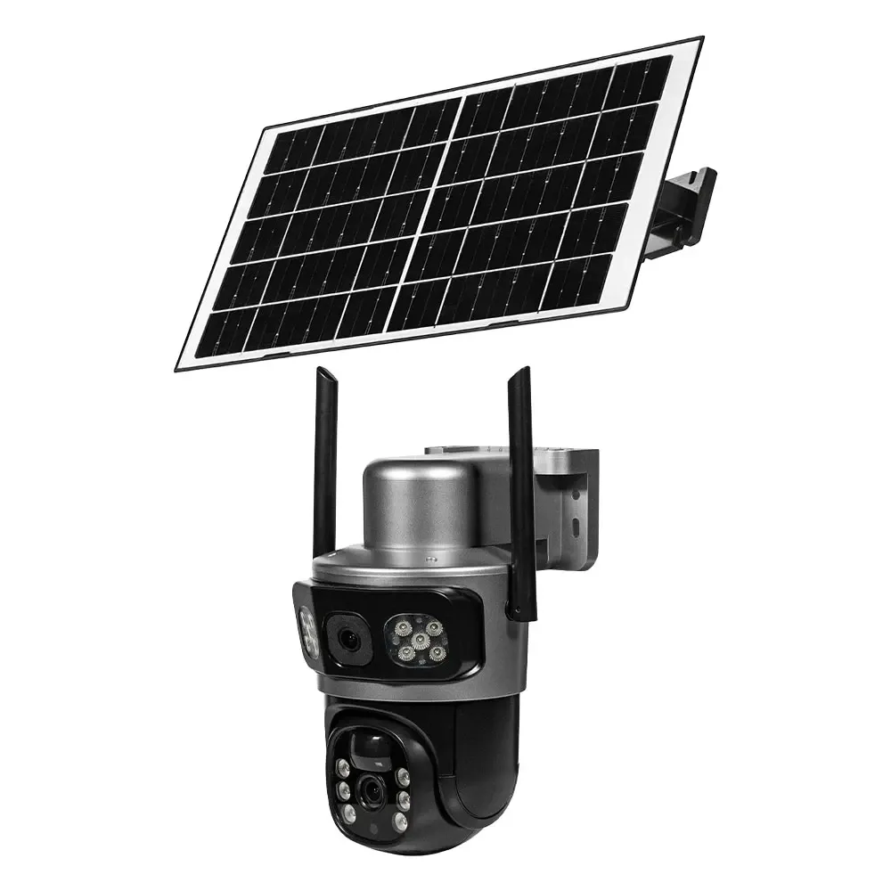 IP PTZ-відеокамера автономна з 4G та сонячною панеллю 3Mp+3Mp Light Vision VLC-9430IG/2C3S (Solar) f=4mm, на акумуляторних Киев - изображение 1
