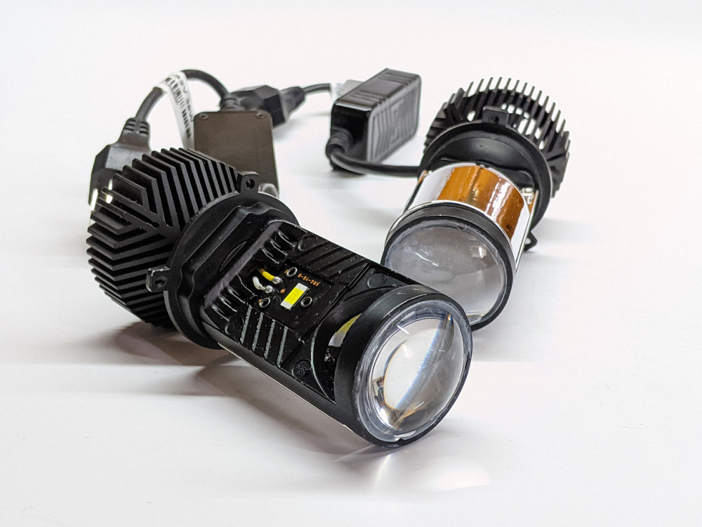 BI-LED лінзи H4 40W 12-24V 5000K 8000 Lm. Авто лінзи (Діоди LG Korean) Харків - фото 10