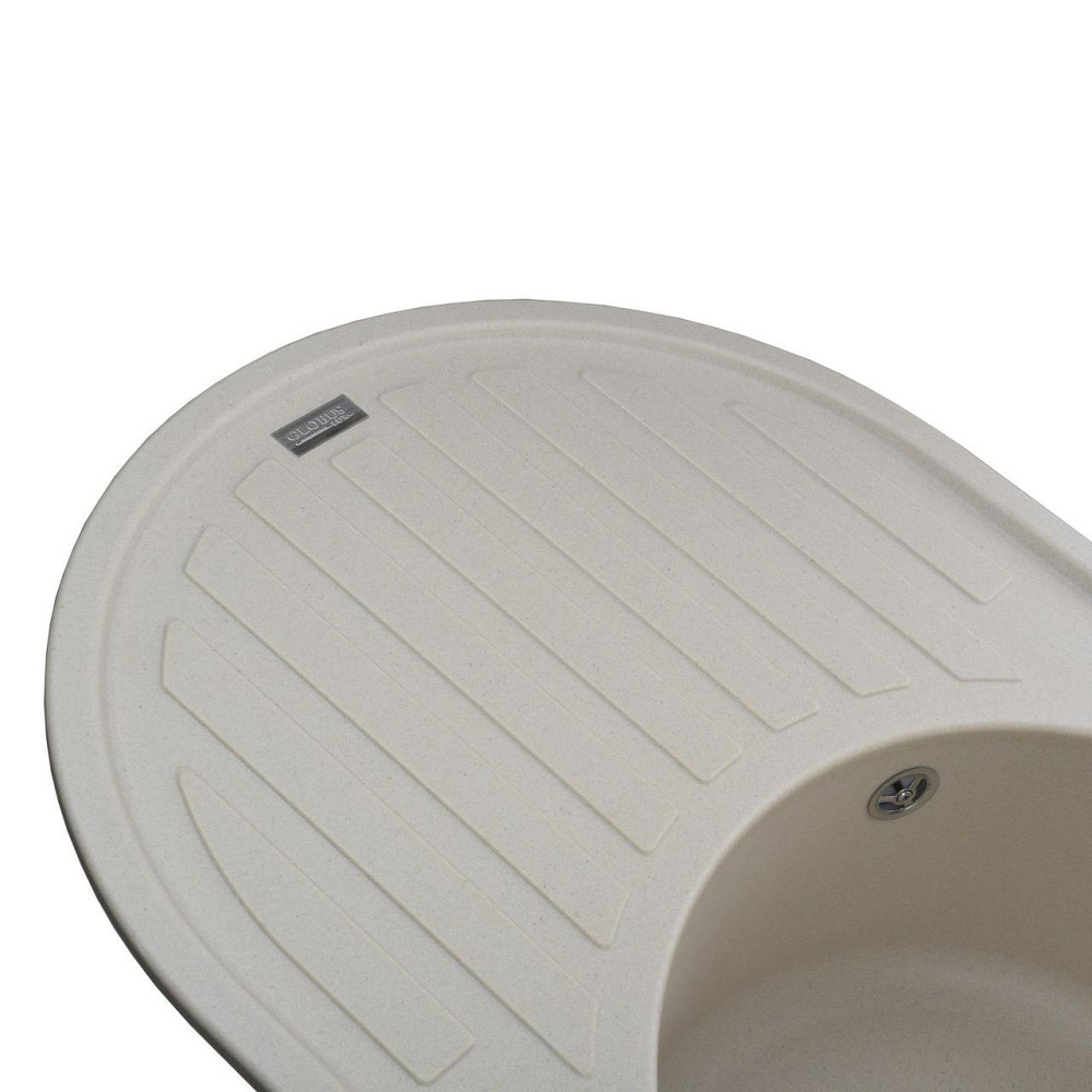 Гранітна мийка Globus Lux OHARA слонова кiстка 770х500мм-А0005 (000021079) Київ - фото 3