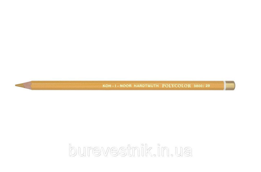 Олівець художній "Kooh-i-Noor" POLYCOLOR 3800/29 light ochre/охра світла, шт Київ - фото 1