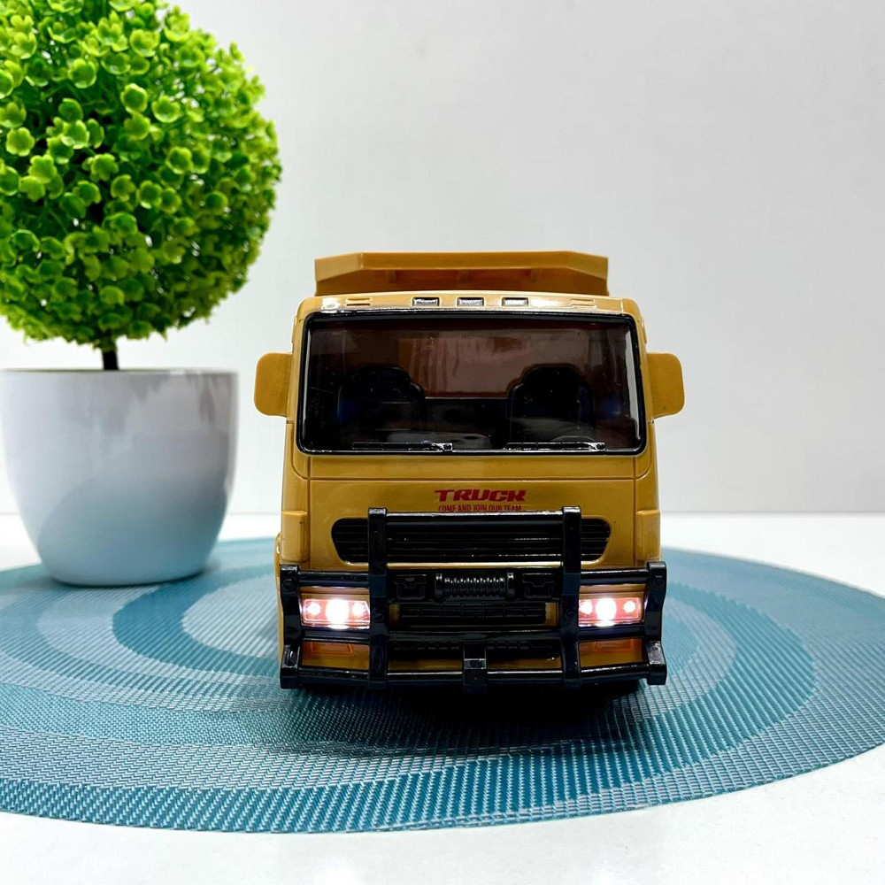 Машина самоскид на радіокеруванні світло фар 30 см Жовтий (690-A2) Чернігів - фото 3