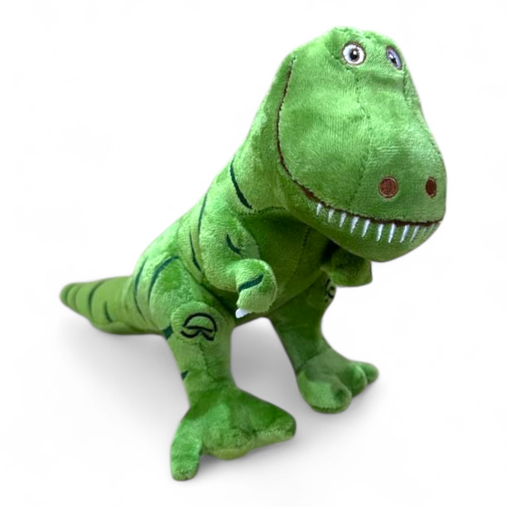 Динозавр RESTEQ зеленого цвета 40 см. Плюшевая мягкая игрушка Динозавр Тиранозавр Киев
