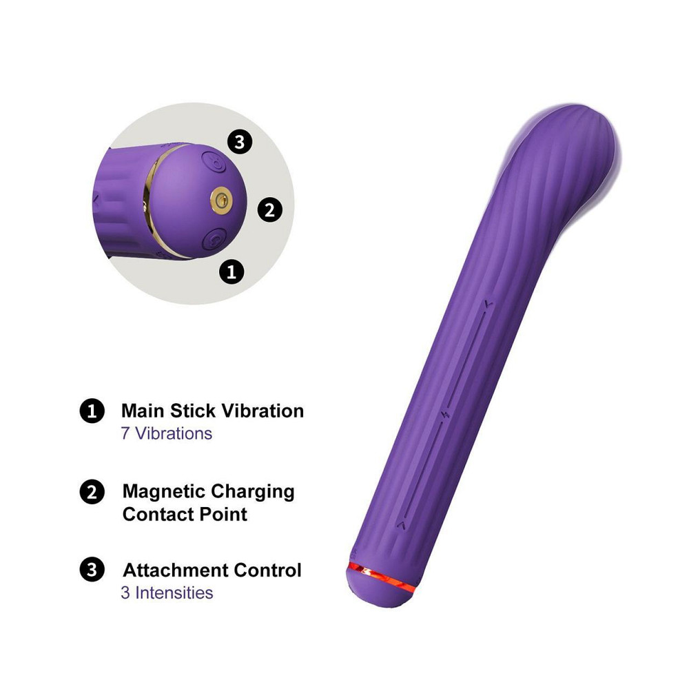 Вібратор Otouch Magic Stick S1 Plus - Purple Sex Aura Київ - фото 7