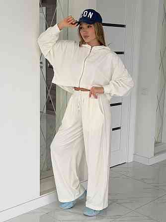 Жіночий сильний повсякденний велюровий костюм двійка Одеса