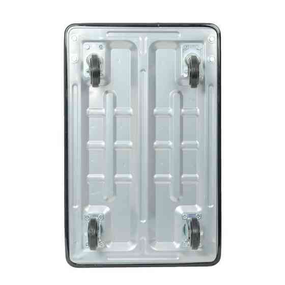 Візок ручний чотирьохколісний, 150 кг, 740×480×830 мм, колеса: 100 мм, сталевий INTERTOOL LT-9053 Киев