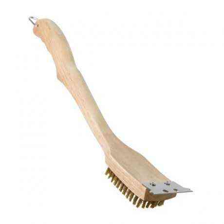 Щетка для чугуна с латунным ворсом и скребком Napoleon 62028 Код: 003743 Ровно