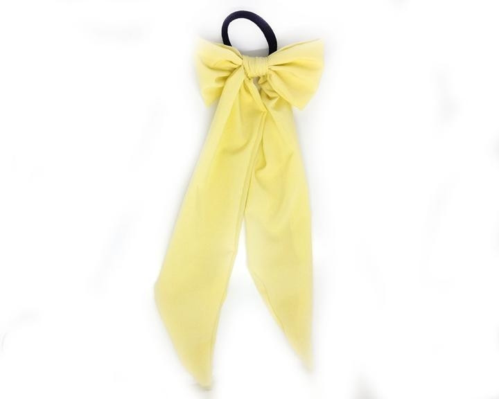 Бант Твіллі на гумці жовтий Київ - фото 1