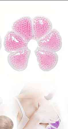 Гелеві гарячо-холодні прокладки для грудей – набір 2 шт, рожеві Київ