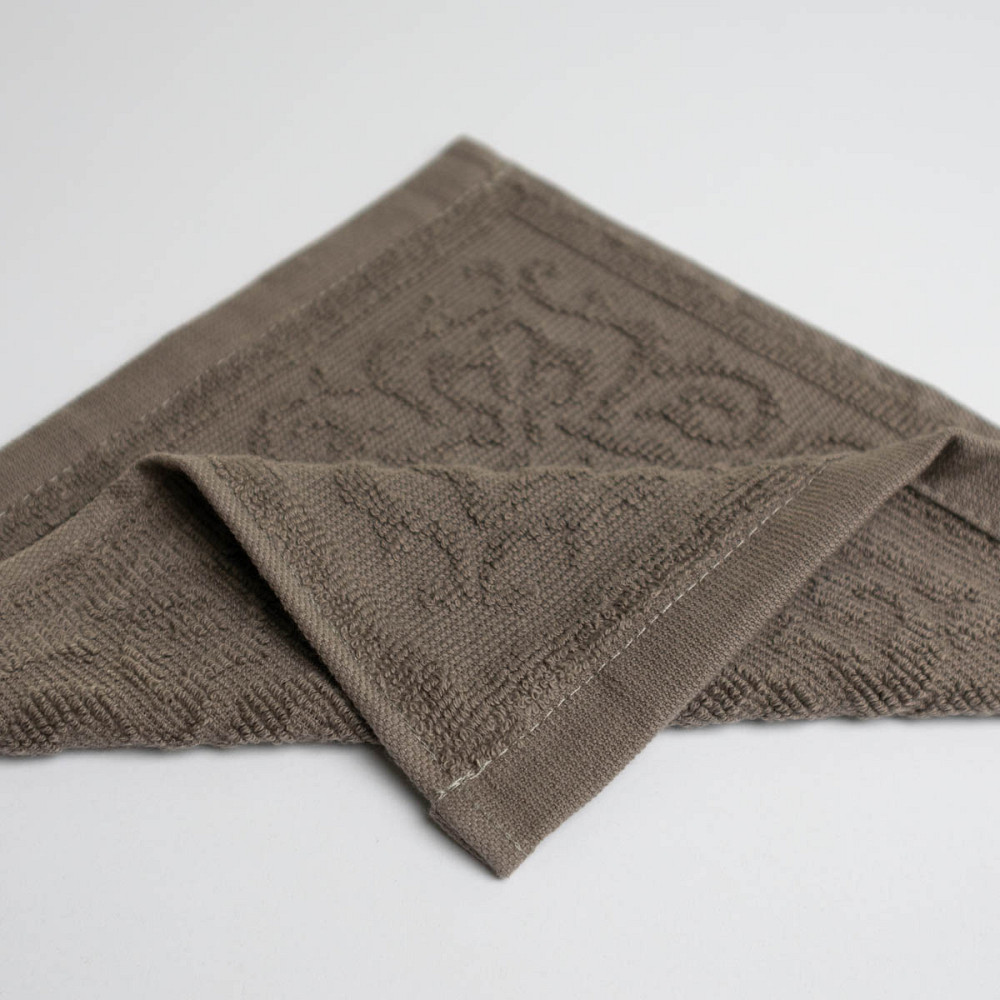 Кухонная жаккардовая салфетка GM Textile 25х25см 380 г/м2 (Пепельный) Сумы - изображение 5