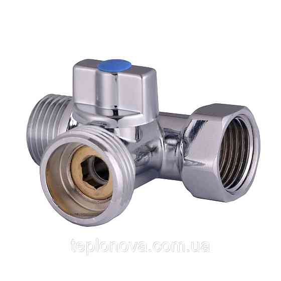 Кран для пральної машини SOLOMON 1/2| х3/4| х1/2| A7053 Чернівці