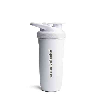 Шейкер спортивний SmartShake металевий Reforce Stainless Steel 30oz/900ml White Кам'янське