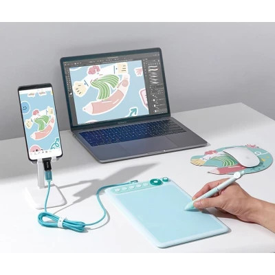 Графический планшет Parblo Intangbo X7 Green (INTANGBOX7G) Винница - изображение 5