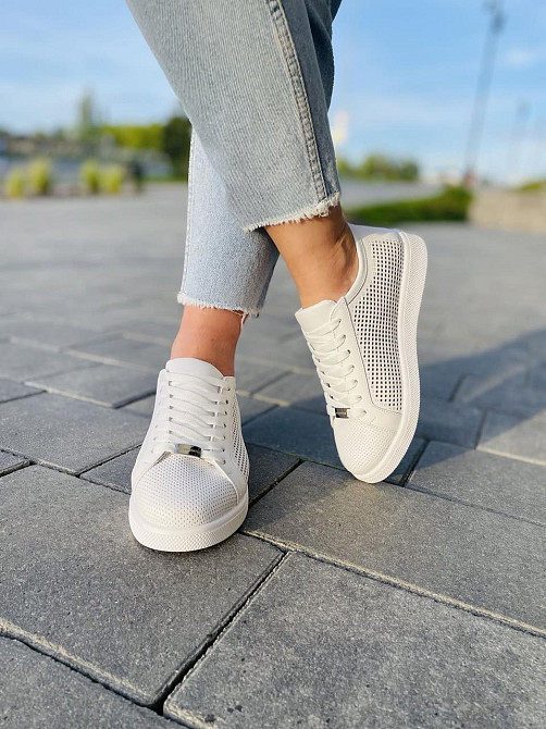 Arcoboletto Кеди жіночі Arcoboletto 099 ST білі (весна-літо, шкіра натуральна) (5041) Коломыя - изображение 7