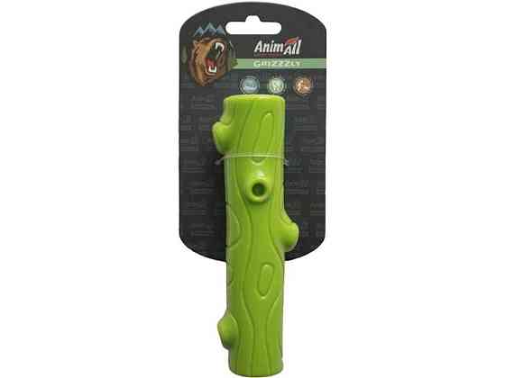 Іграшка для собак Хрустка паличка (16х3,5х3,5см), green AGrizZzly 9857 ТМ ANIMALL Київ