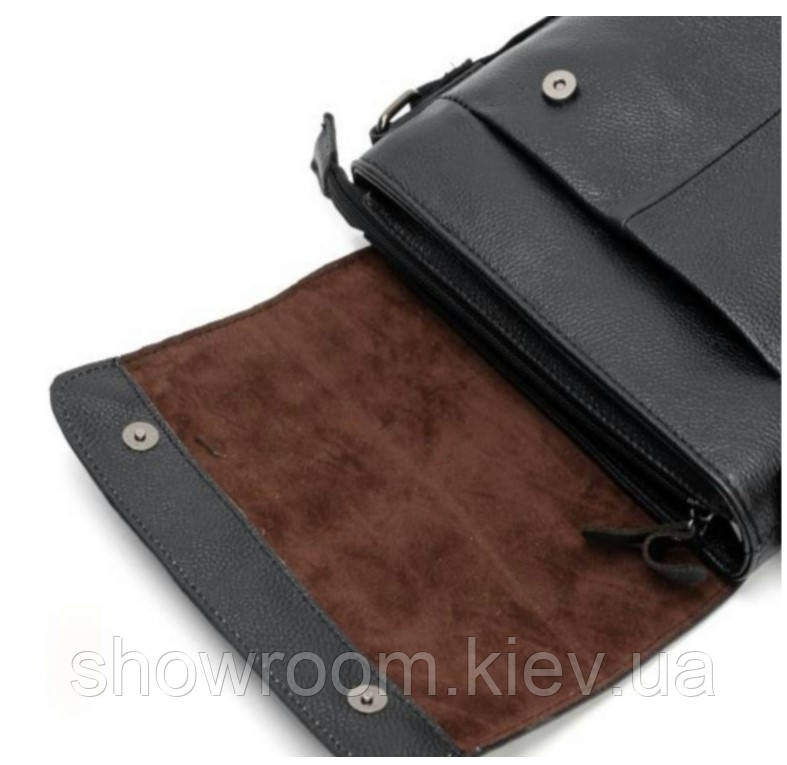 Чоловіча шкіряна сумка Leather Collection (8873) Київ - фото 4