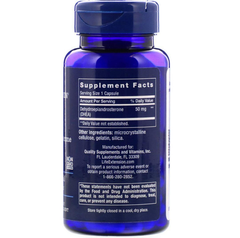 ДГЕА для жінок Life Extension DHEA 50 мг 60 капс Київ - фото 2