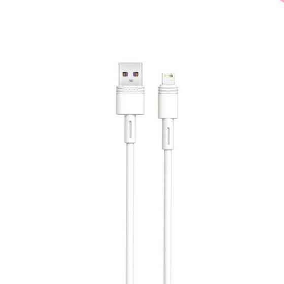 Кабель USB XO NB-Q166 5A USB - Lightning 1М, провод для зарядки телефона Белый Каменец-Подольский