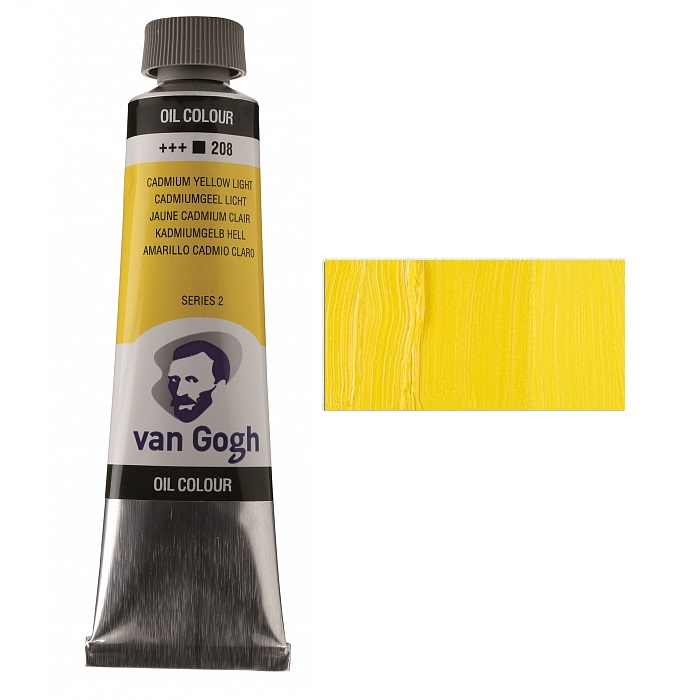 Краска масляная VAN GOGH (208) Кадмий желтый светлый 40 мл Royal Talens Киев - изображение 1