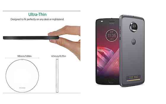 Бездротовий зарядний пристрій Copper до 30W для LG V60 ThinQ, USB-C, LED Київ