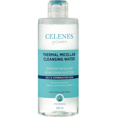 Міцелярна вода Celenes Thermal Micellar Cleansing Water Термальна для жирної та комбінованої шкіри 250 мл (7350104248031) Вінниця - фото 1