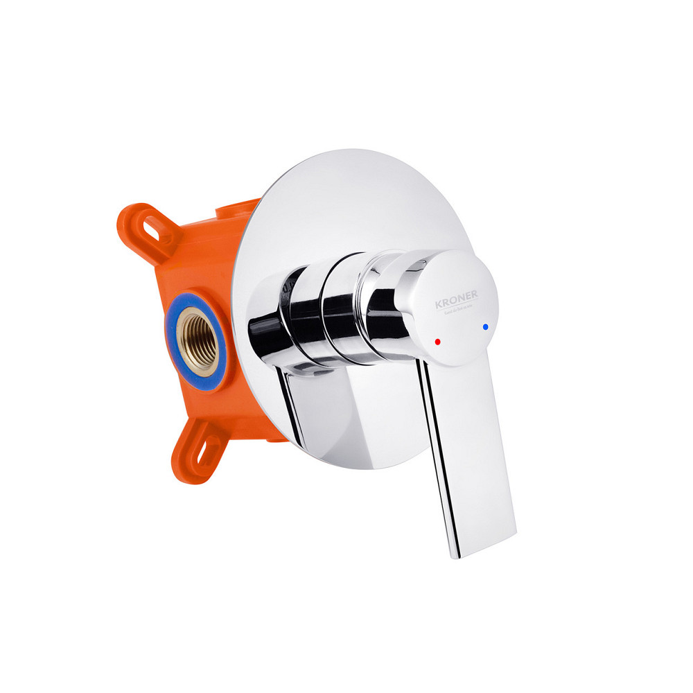 Змішувач прихованого монтажу для душу Kroner KRP Basis - C080 Київ - фото 1