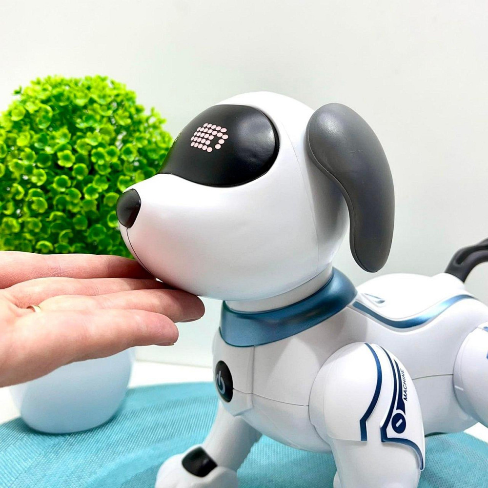 Собачка на радіокеруванні TK Group звуки казки пісні рус мова мелодії світло виконує команди Білий (ТК-1230) Чернигов - изображение 10