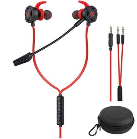 Проводные игровые наушники Plextone G30 для телефона с микрофоном (Красный) Винница