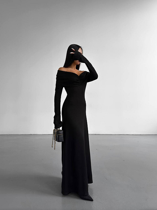 Женское вечернее платье двухстороннее ангора Одесса - изображение 2