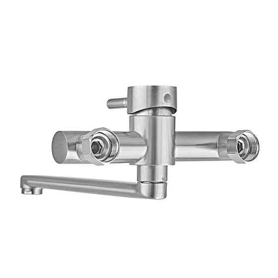 Настінний кухонний змішувач Armata SUS-005 із нержавіючої сталі (CH6472) Харків