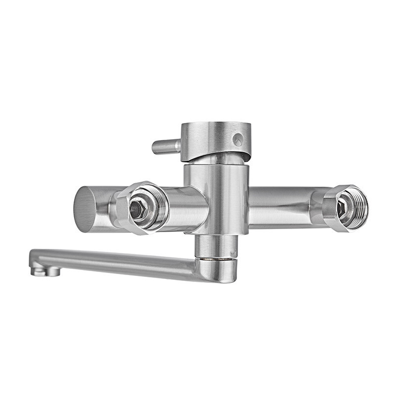 Настінний кухонний змішувач Armata SUS-005 із нержавіючої сталі (CH6472) Харків - фото 3