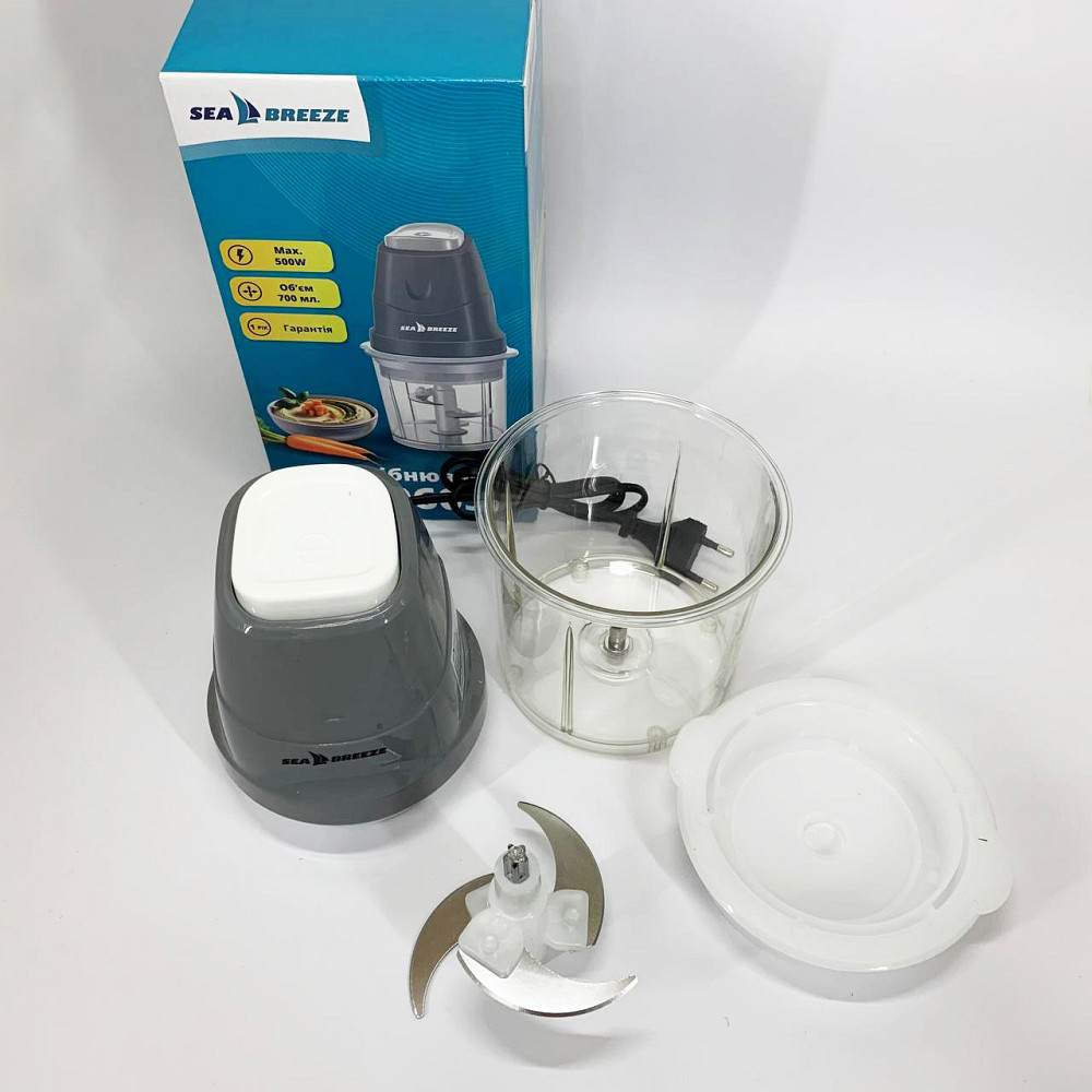 Універсальний подрібнювач для продуктів SeaBreeze, Кухонний подрібнювач з 4 ножами XH-48 Івано-Франківськ - фото 3