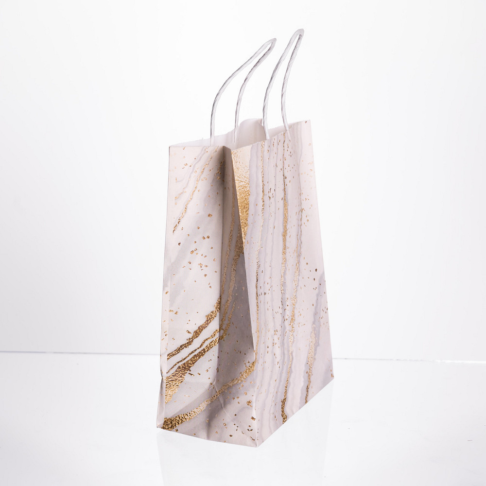 Набір подарункових пакетів з паперу 12 шт, білий Київ - фото 3