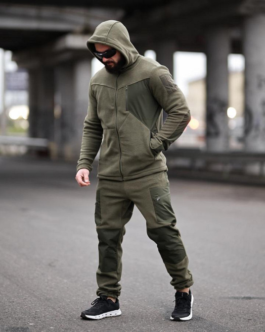 Флисовый спортивный тактический костюм TARANTUL oliva ТР6553 Одесса - изображение 11