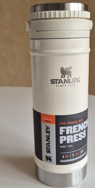 Stanley термокружка френч-прес 0.47л бежева оригінал США. Харків - фото 8