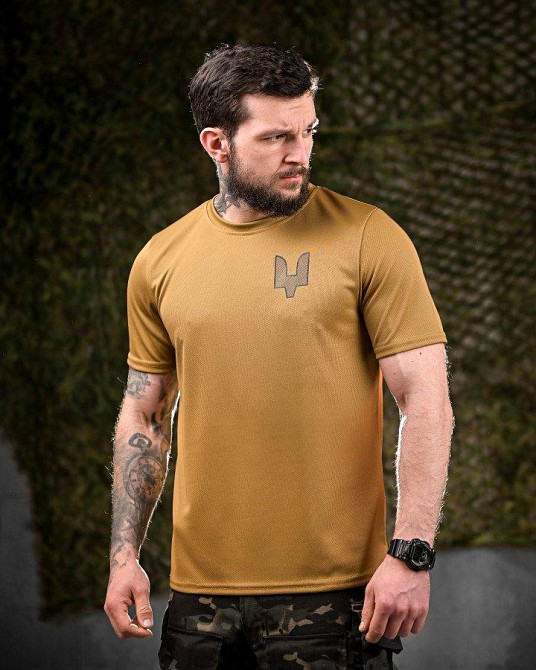 Тактична потовідвідна футболка Oblivion ССО Ukraine койот ДЛ7032 Одеса - фото 5