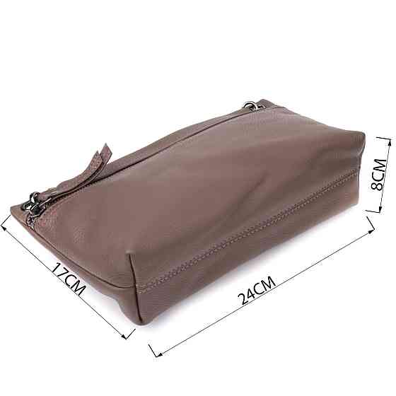 Женская сумка на плечо из натуральной кожи Vintage 23006 Коричневый Киев