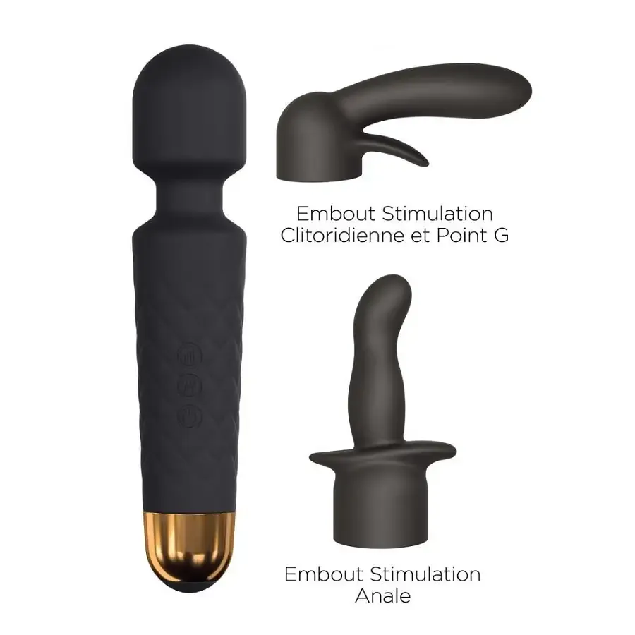 Мини-вибромассажер Dorcel Kit Wanderful с насадками (анальная и вагинальная), водонепрницаемый Львов - изображение 8