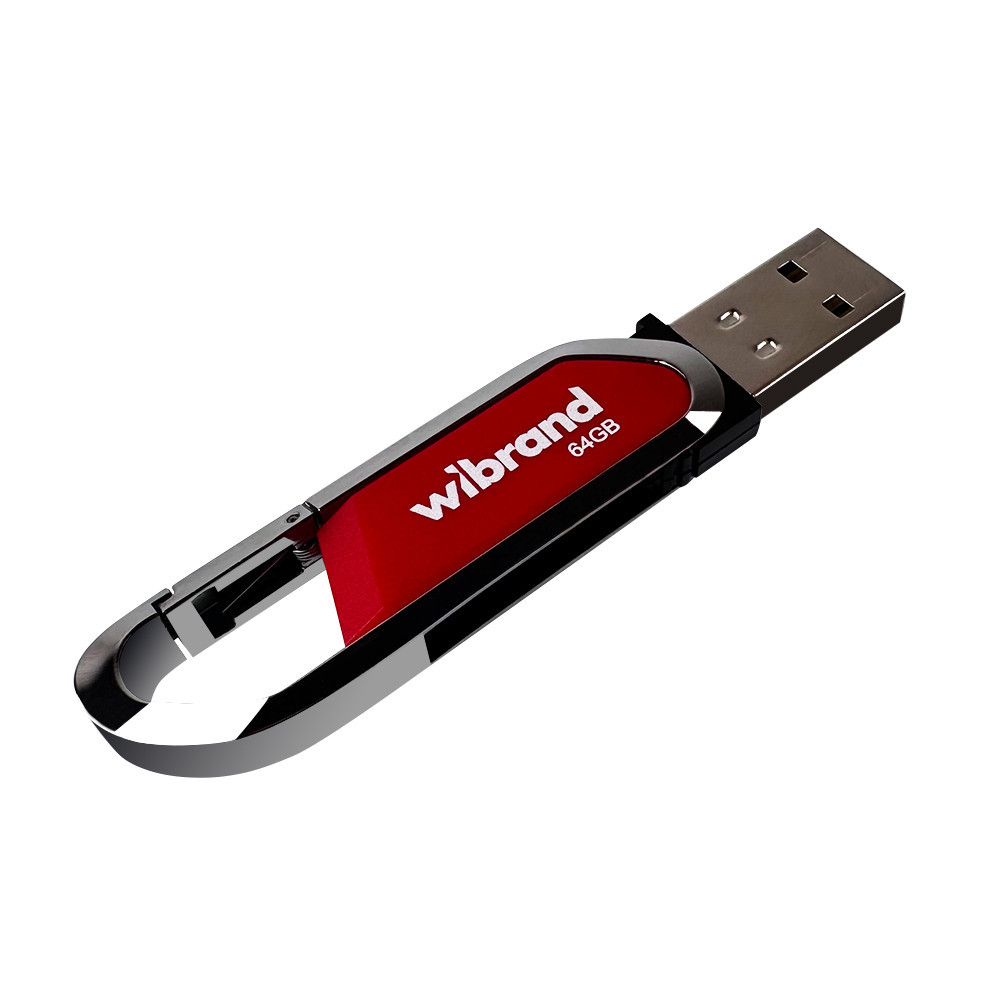 Флеш-накопичувач Wibrand USB 2.0 Aligator 64Gb Dark Red Київ - фото 13