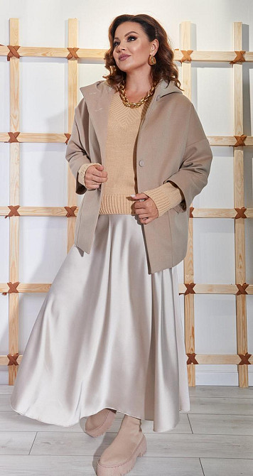 Пальто комфортного силуєта (52) Киев - изображение 4