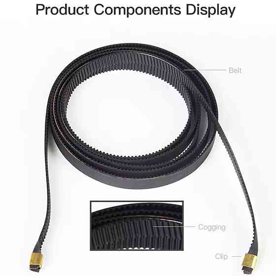 Комплект синхронних ременів по осі X + Y та зубчастих ременів кільця для Ender 3 V3 KE/Ender 3 V3 SE (Creality ) Київ