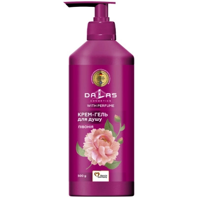 Гель для душа Dalas Cosmetics Пион 500 г (4262396142023) Вінниця - фото 1