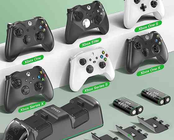 Зарядка и два аккумулятора для геймпада Xbox 4800mWh OIVO IV-BX313X Киев