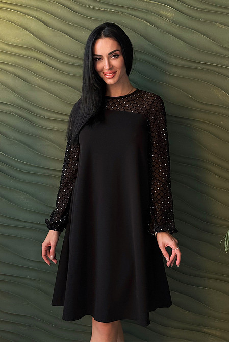 Вечірня сукня з прозорими рукавами Sofira Київ - фото 1