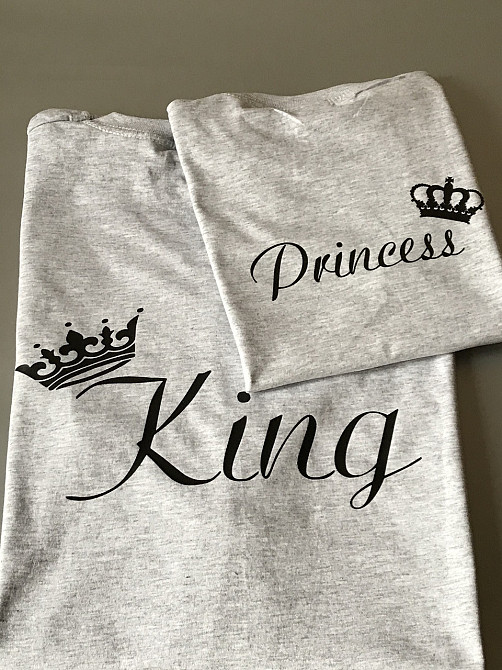 Футболки в стилі Family look для тата та дитини — King/Princess Чернівці - фото 3
