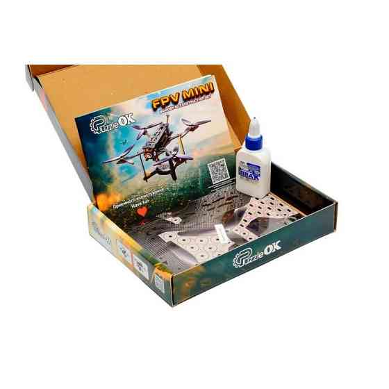 Дерев'яний 3D конструктор "FPV Mini" Puz-00953, 95 деталей Вінниця