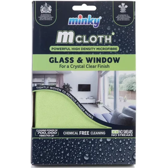 Minky M-Cloth Glass&Window потужна серветка для очищення скла та вікон Львів